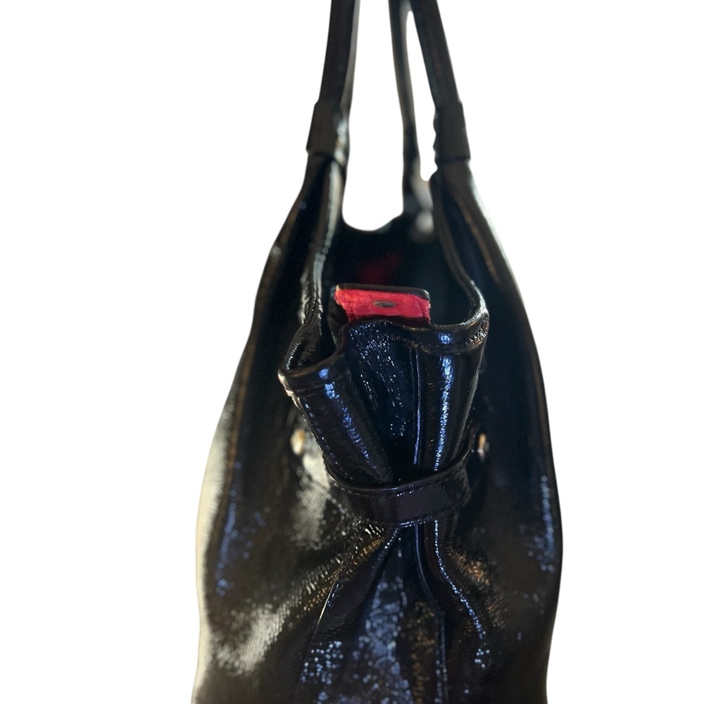 Kate Spade Berkshire Road Stevie Bag in Black Patent Leather. Gently ♥️’d - Picture 4 of 16